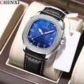 CHENXI 2022 montres hommes Top marque de luxe en cuir Quartz Date horloge affaires mode montre homme