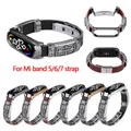 Bracelet en cuir vintage pour Mi Band bracelet pour Mi Band 7 5 6 accessoires de sangle