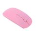 USB Optical 2\.4G Wireless Mouse Receiver Super Thin Slim Mouse Cordless Mice for Game Computer PC Laptop Desktop Pink