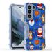 Cass Creations Case Compatible for Samsung Galaxy S22+ (6.6 inch S22 Plus) Hybrid Shockproof Bumper Protective Phone Cover - Santa Claus