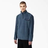 Dickies Men's Port Allen Fleece Pullover - Airforce Blue Size L (TWR29)