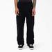 Dickies Men's Eagle Bend Relaxed Fit Double Knee Cargo Pants - Black Size 34 X 32 (WPR24)