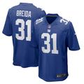 Men's Nike Matt Breida Royal New York Giants Game Jersey