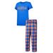 Women's Concepts Sport Royal/Orange New York Mets Badge T-Shirt & Pajama Pants Sleep Set