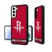 Houston Rockets Personalized Stripe Galaxy Bump Case