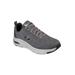 Men's Skechers® Go Walk Arch Fit Lace Up Sneakers by Skechers in Grey (Size 11 M)