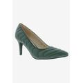 Wide Width Women's Ames Pump by Bellini in Green Smooth (Size 10 W)