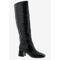 Women's Remi Boots by Bellini in Black Crinkle Metallic (Size 12 M)