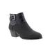 Extra Wide Width Women's Riley Booties by Ros Hommerson in Black (Size 9 WW)