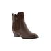 Wide Width Women's Reese Booties by Ros Hommerson in Brown (Size 8 W)