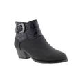 Wide Width Women's Riley Booties by Ros Hommerson in Black (Size 7 1/2 W)