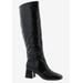 Women's Remi Boots by Bellini in Black Crinkle Metallic (Size 9 1/2 M)