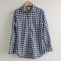 J. Crew Tops | J. Crew Navy And White Buffalo Plaid Womens Shirt Size Xs | Color: Blue/White | Size: Xs