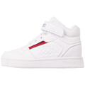 Sneaker KAPPA Gr. 26, rot (white, red) Kinder Schuhe Sneaker