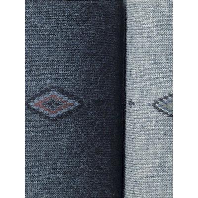 Socken ROGO, Herren, Gr. 1/39, 2 Paar, grau (anthrazit), 98% Baumwolle, 2% Elasthan, Socken Image
