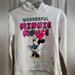 Disney Shirts & Tops | Nwt Disney Minnie Mouse Hoodie. | Color: White | Size: 10/12