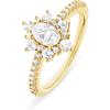 FAVS Damenring 925er Silber 50 Damen
