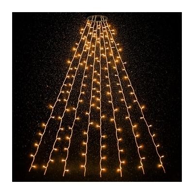 VOSS.garden LED-Baummantel, Weihnachtsbaum-Überwurf-Lichterkette, 8 Stränge á 2m, 200 LEDs Image
