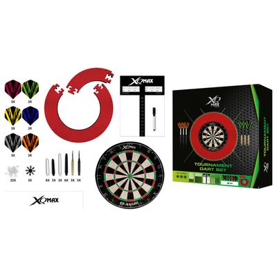 XQmax Darts 90-tlg. Turnier-Dart-Set 23 g Rot