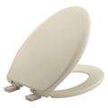 BEMIS GR1200E4 006 Toilet Seat, With Cover, Plastic, Elongated, Bone