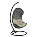 Ergode Parlay Swing Outdoor Patio Fabric Lounge Chair - Espresso Beige