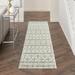 Nourison Passion Transitional Ivory/Grey 2 2 x 10 Area Rug (2x10)