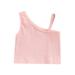 ZIYIXIN Toddlers Baby Girl Vest Crop Tops Basic Plain Casual Summer Blouse Tank Top Clothes Light Pink 3-4 Years