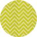 Ahgly Company Machine Washable Indoor Round Transitional Golden Brown Yellow Area Rugs 6 Round