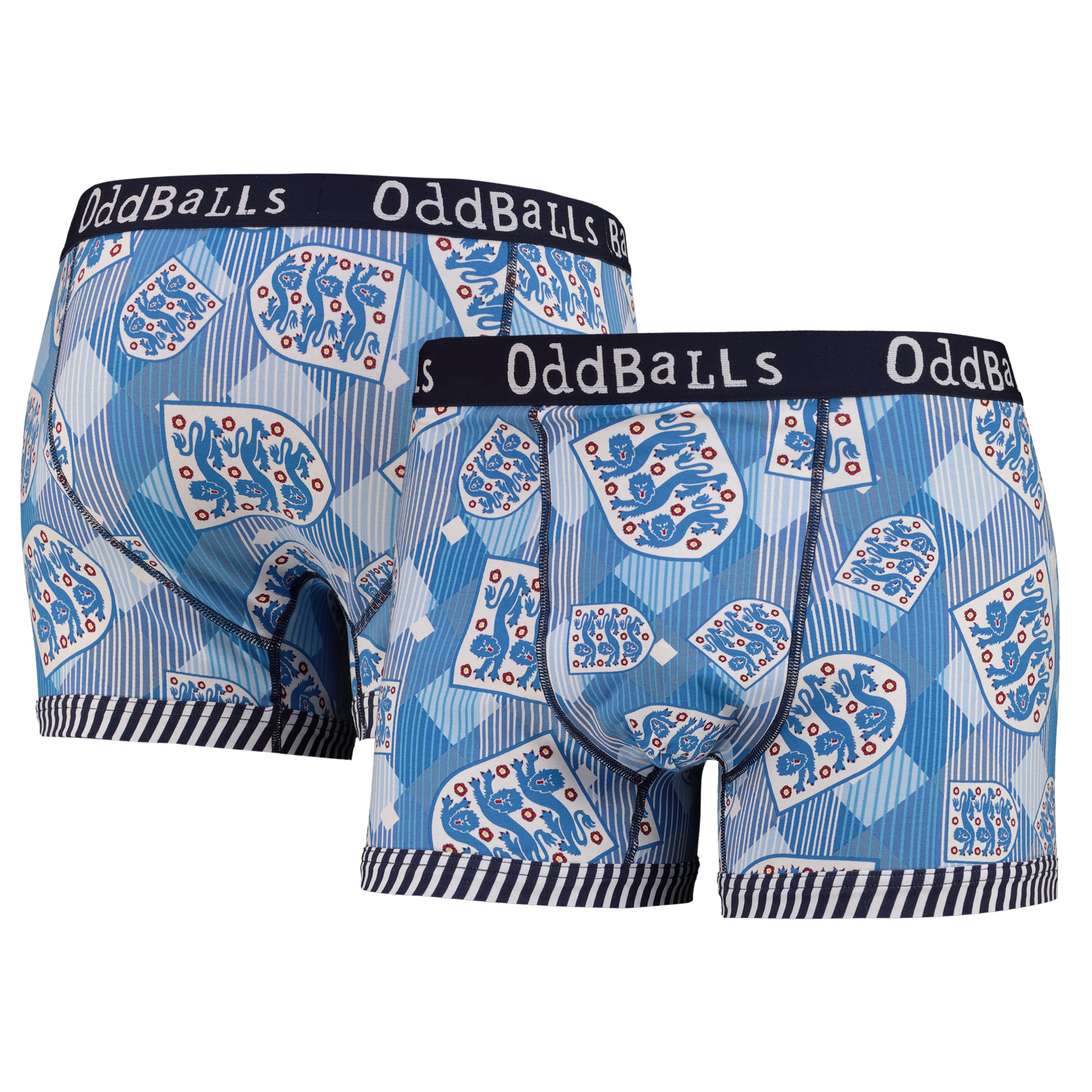 England Retro Boxershorts – Blau – Herren Image