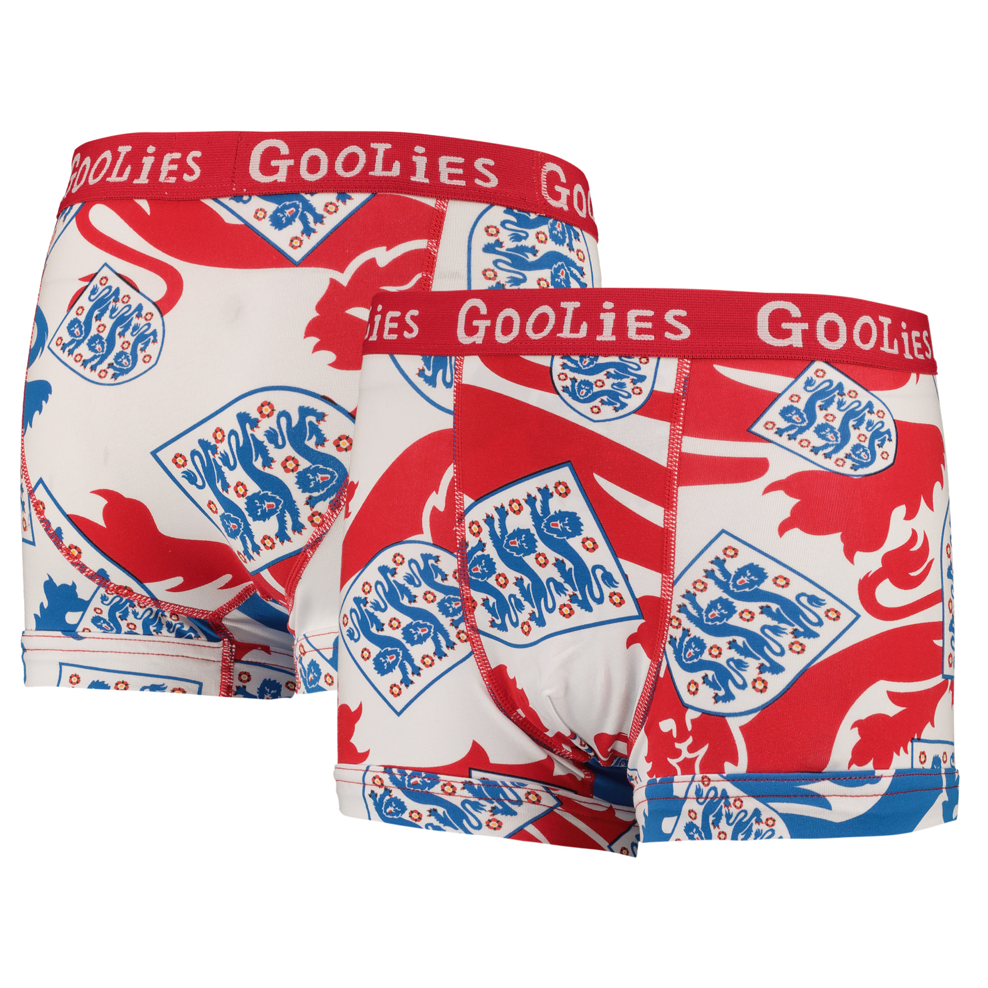 England Three Lions Boxershorts – Weiß – Jungen Image