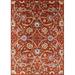 Ahgly Company Machine Washable Indoor Rectangle Industrial Modern Light Copper Gold Area Rugs 2 x 4