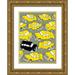 Wilson Duncan 18x24 Gold Ornate Wood Framed with Double Matting Museum Art Print Titled - Odd Ones - Black Cab