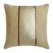 Throw Pillow Cover Decorative Ivory 18 x18 (45x45 cm) Throw Pillow Covers Faux Leather Textured & Patchwork Throw Pillows For Sofa Soild Color Pattern Modern Style - Essentia