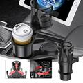 Summer Savings YZHM Car Cup Holder Expander Adapter Vehicle-Mounted Water Cup Drink Holder Multifunctional 360 Degrees Rotating Car Dual Cup Mount -Adjustable Stand Expander