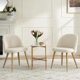 Ivinta Modern Velvet Dining Chairs Set of 2, Upholstered Accent Chair