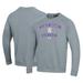 Men's Under Armour Gray Northwestern Wildcats Lacrosse All Day Arch Fleece Pullover Sweatshirt
