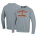 Men's Under Armour Gray Iowa State Cyclones Volleyball All Day Arch Fleece Pullover Sweatshirt