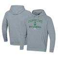 Men's Under Armour Gray Colorado State Rams Volleyball All Day Arch Fleece Pullover Hoodie