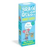 Brain Quest Smart Cards: Brain Quest For Threes Smart Cards Revised 5th Edition (Edition 5) (Cards)