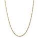 14K Yellow Gold 3.00mm Flat Figaro Chain