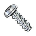 8-18X1/4 Square Pan Self Tapping Screw Type B Fully Threaded Zinc (Pack Qty 10 000) BC-0804BQP