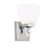 One Light Wall Sconce 4.5 inches Wide By 9 inches High-Polished Chrome Finish Bailey Street Home 116-Bel-673590