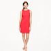 J. Crew Dresses | J. Crew Bright Poppy Red Scalloped Shift Dress Size 6p | Color: Red | Size: 6p