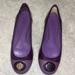 Coach Shoes | Flats Coach Purple Leather Shoes Womans | Color: Purple | Size: 7