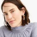 J. Crew Jewelry | J.Crew Crystal Cluster Hoop Earrings Nwt Multi | Color: Gold/Red | Size: Os