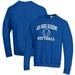 Men's Champion Royal Air Force Falcons Softball Icon Crewneck Pullover Sweatshirt