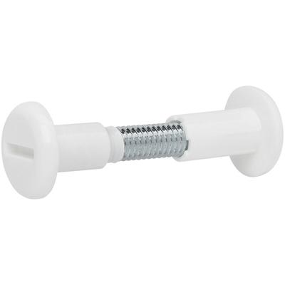 10 Stück sotech Hülsenschrauben weiß Bohrloch-Ø 8 mm für Holzstärke 31-40 mm mit M6 Gewinde Image