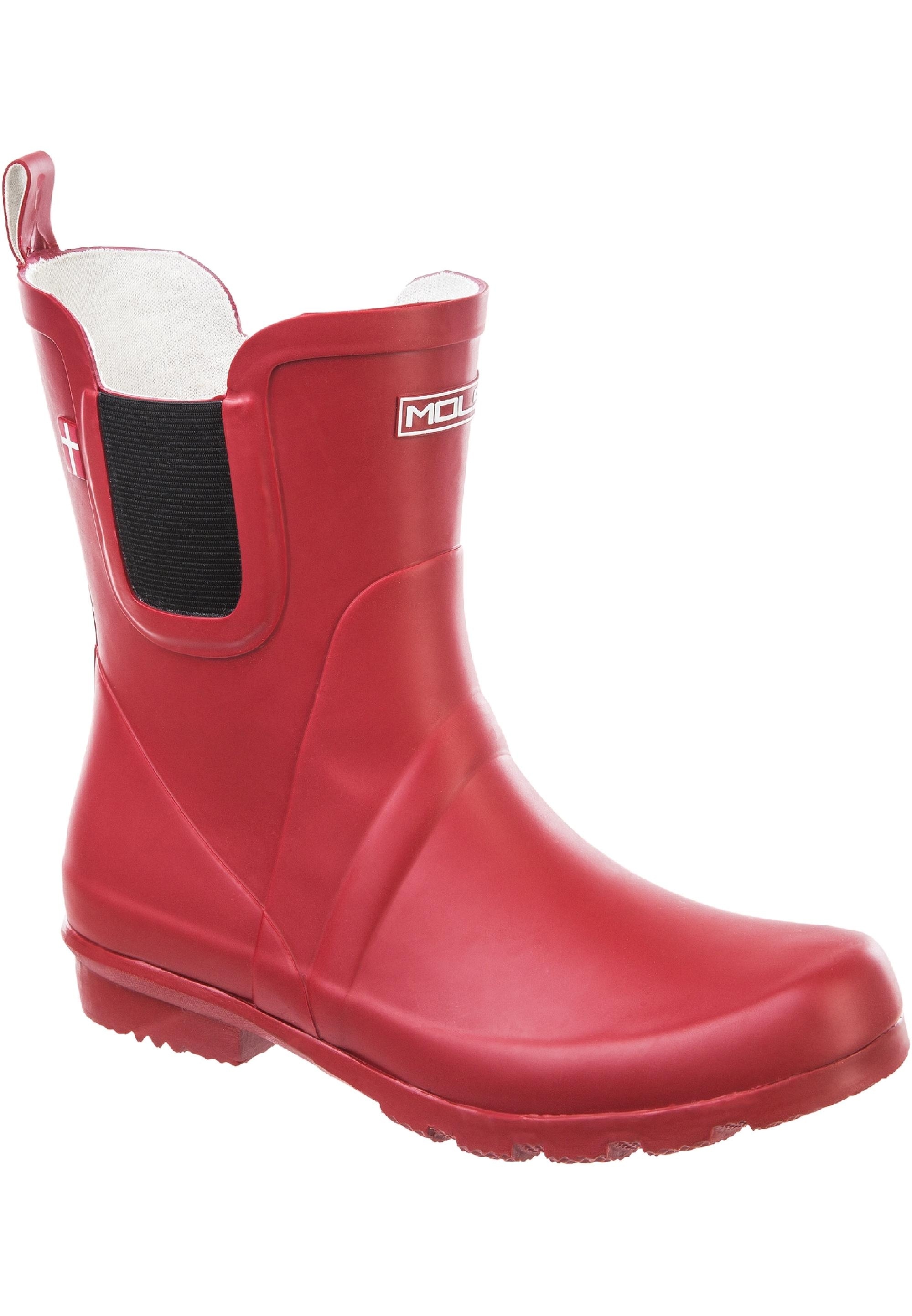 Gummistiefel MOLS "Suburbs", Gr. 38, rot, Gummi, Casual, Schuhe, mit wasserdichter Funktion Image