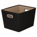 Honey-Can-Do Black Medium Storage Bin