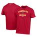 Men's Under Armour Red Maryland Terrapins Lacrosse Arch Over Performance T-Shirt
